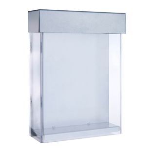 Portafolletos impermeable con tapa, Indisplay Shieldbox, altamente resistente A5