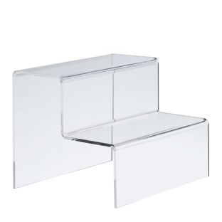 Expositor escalera, metacrilato null | 220 x 168 x 183 mm | de 2 gradas