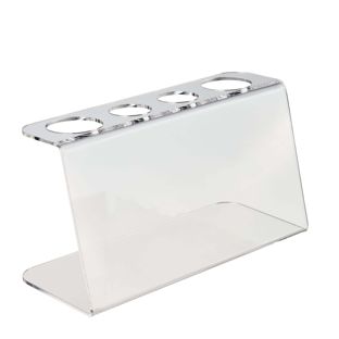 Soporte para cucuruchos, metacrilato, 4 agujeros, transparente 