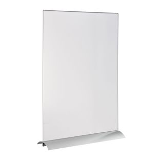 Soporte expositor en T con base de sujeción de aluminio formato vertical | A3