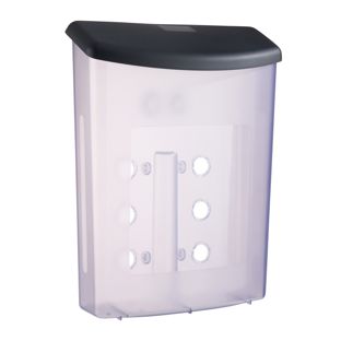 Portafolletos resistente a la intemperie con tapa, A4, negro, muy resistente 