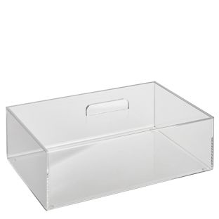 Caja de metacrilato con tapa 300 x 200 x 100 mm | tapa superpuesta