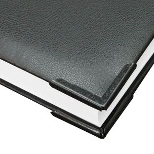 Esquinas para libros metal PS 31 - 31 x 31 mm  | barnizado de negro 