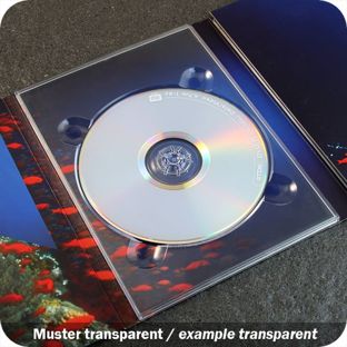 Bandeja para CD, formato Digipack (DVD), negro 