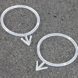 Anillas para botellas, ø = 40 mm, transparentes 