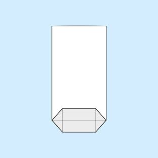 Bolsas con base plegable, lámina de OPP 85 x 145 mm 