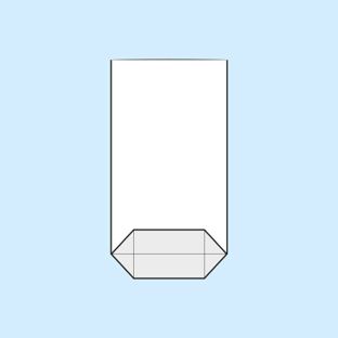Bolsas con base plegable, lámina de OPP 95 x 160 mm 