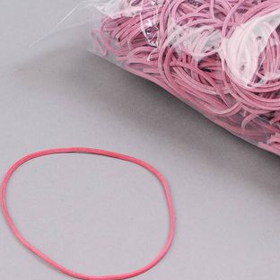 Gomas elásticas multiusos, rojas 100 mm | 1 mm