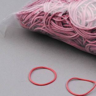 Gomas elásticas multiusos, rojas 50 mm | 1 mm