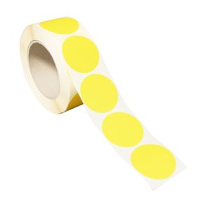 Puntos de marcado, papel amarillo  | 40 mm