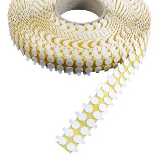 Puntos adhesivos de espuma de doble cara, 1 mm de espesor, fuerte/fuerte 15 mm | 1000 uds