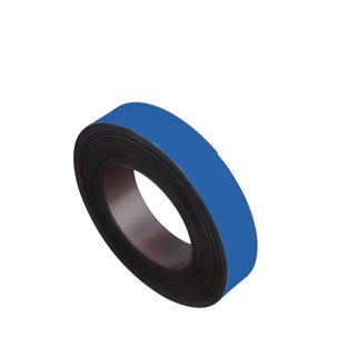 Cinta magnética de color 30 mm | azul  | 10 m | 1 mm