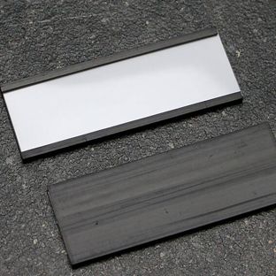Soporte para etiquetas, perfil C, magnético, secciones 40 mm | 100 mm | no autoadhesivo 