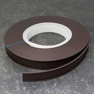 Soporte para etiquetas, perfil C, magnético, en rollo 30 mm | incl. papel insertable y lámina de protección  | 10 m