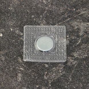 Imanes con forma de disco de neodimio, cosible, cuadrado, 12 mm x 2 mm, N35 