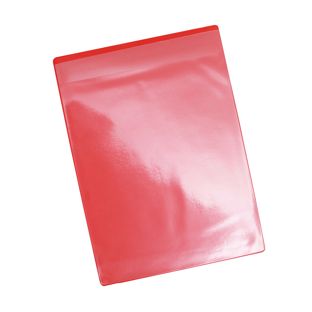 Sobres magnéticos para A4, con 1 banda magnética, lado estrecho abierto, rojo 