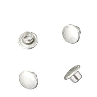 Remaches huecos dobles, parte superior, clase A, 7 mm de diámetro del cabezal 