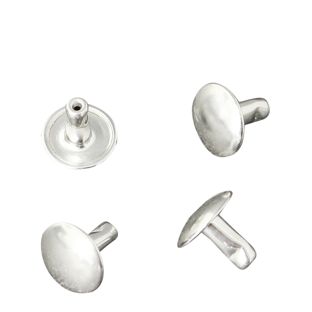 Remaches huecos dobles, parte inferior, cerrada, clase A, 7 mm de diámetro del cabezal 