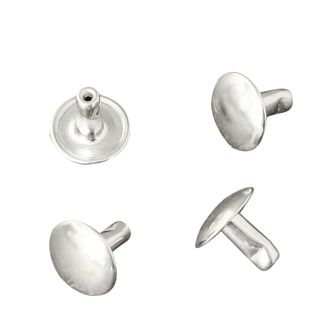 Remaches huecos dobles, parte inferior, cerrada, clase A, 9,1 mm de diámetro del cabezal 