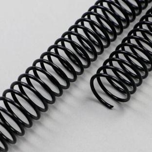 Espirales de plástico, A4, paso 4:1 12 mm | negro 