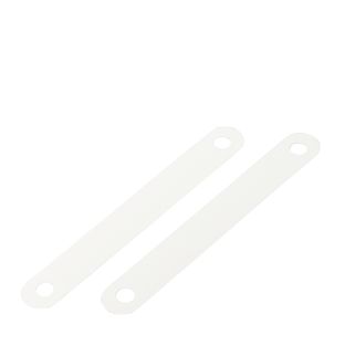 Barras compresoras de plástico de 95 x 12 mm, blanco 