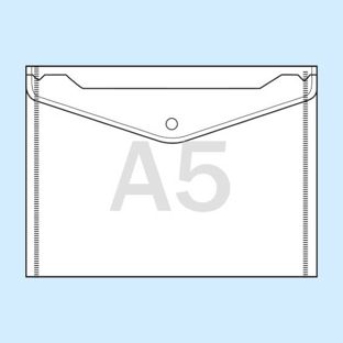 Sobre para documentos para contenido A5, lámina de PP de 180 µm 