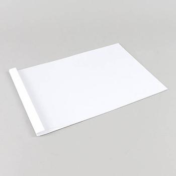 Carpetas térmicas para encuadernación A4 horizontal, cartón, blanco 