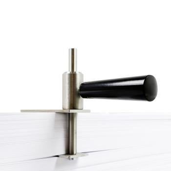 Contador de papel metálico con tornillo de ajuste, rango de medición de 0 a 70 mm 