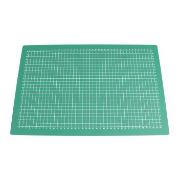 Almohadilla de corte, A3, 45 x 30 cm, superficie autocurativa, cuadrícula verde|negro