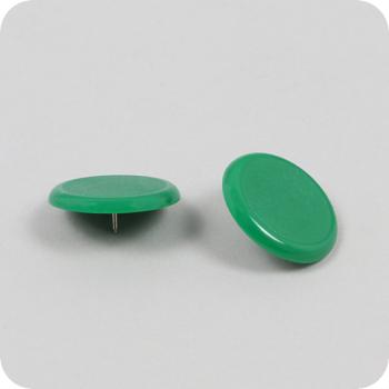 Chinchetas para tablones, ø = 30 mm, verde 