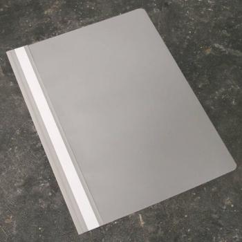 Carpeta fástener, A4, lámina de PP, gris 