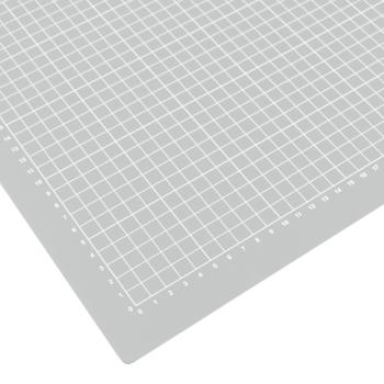 Almohadilla de corte, A0, 120 x 90 cm, superficie autocurativa, cuadrícula gris