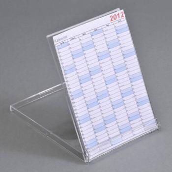 Caja para calendarios, A6 vertical, 153 x 113 x 10 mm, transparente 