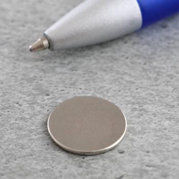 Imanes de neodimio con forma de disco, 15 mm x 1 mm, N35 