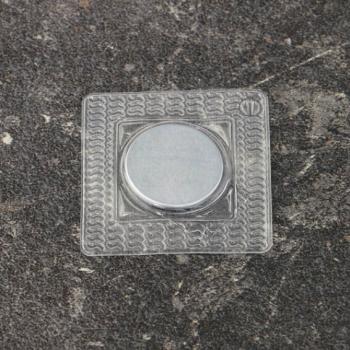 Imanes de neodimio con forma de disco, cosible, cuadrado, 18 mm x 2 mm, N35 