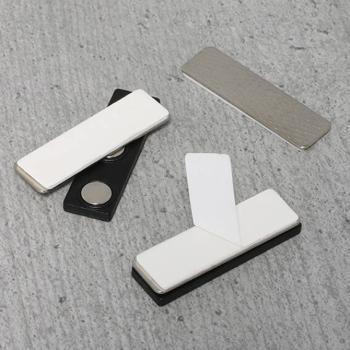 Clip magnético para tarjetas identificativas, 45 x 13 mm | 3 imánen