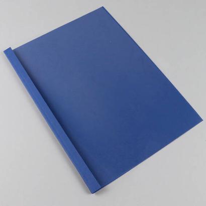 Carpetas térmicas para encuadernación A4, cartón de lino, 30 hojas, azul oscuro
 | 3 mm | 230 g/m²
