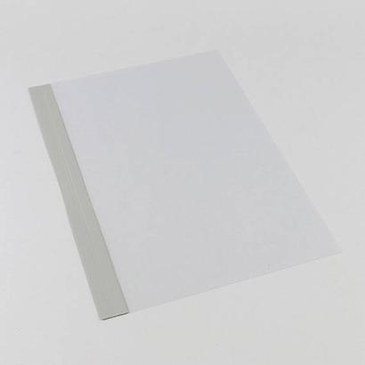 Láminas para encuadernar, SureBind Nobless con hendidura gris|transparente