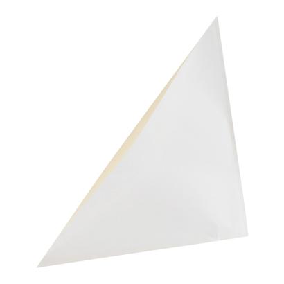 Sobres triangulares, autoadhesivo, papel 140 x 140 mm | blanco