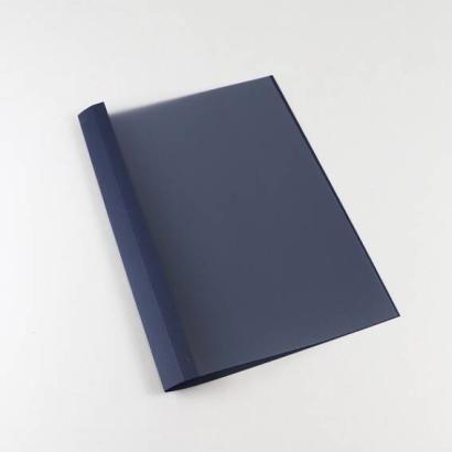 Carpeta para encuadernación con ojales A4, cartón de cuero, 25 hojas, azul oscuro
 | 2 mm