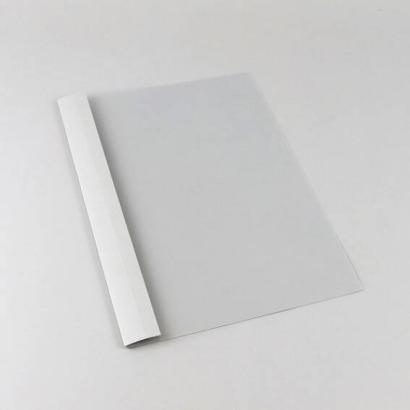 Carpeta para encuadernación con ojales A4, cartón de cuero, 25 hojas, gris | 2 mm