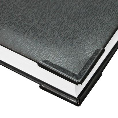 Esquinas para libros PS 31, 31 x 31 mm, lacado en negro 