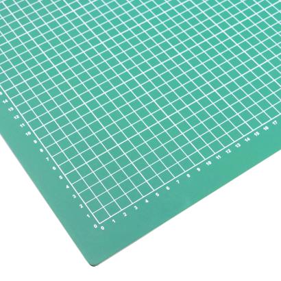 Almohadilla de corte, A0, 120 x 90 cm, superficie autocurativa, cuadrícula verde