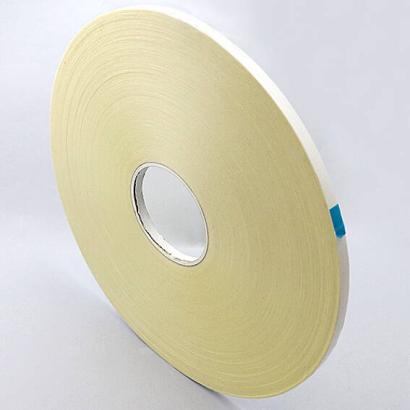 Cinta adhesiva de PET de doble cara, muy fuerte/muy fuerte, cubierta de papel blanca 9 mm | 200 m