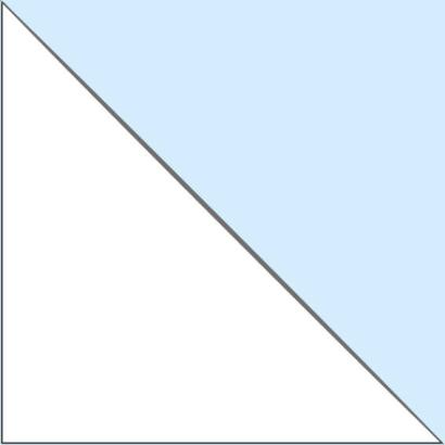 Sobres triangulares, autoadhesivos, lámina, transparentes 210 x 210 mm