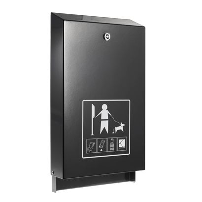 Dispensador de bolsas para perros, acero null
