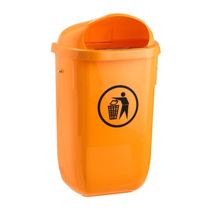 Cubo de basura 50 L, zona exterior 