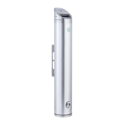 Cenicero de pared PARIS, acero inoxidable, plata 
