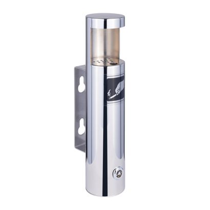 Cenicero de pared DARWIN, acero inoxidable, plata 28,3 cm