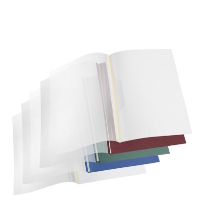 Carpetas térmicas para encuadernación A4, solapa de archivado, cartón, blanco 